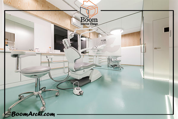 طراحی داخلی کلینیک دندانپزشکی به سبک مدرن