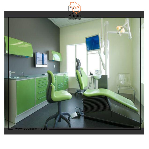 تاثیر رنگ سبز در طراحی داخلی مطب