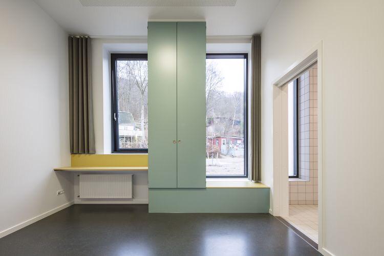 دکوراسیون داخلی بیمارستان روانپزشکی در دانمارک