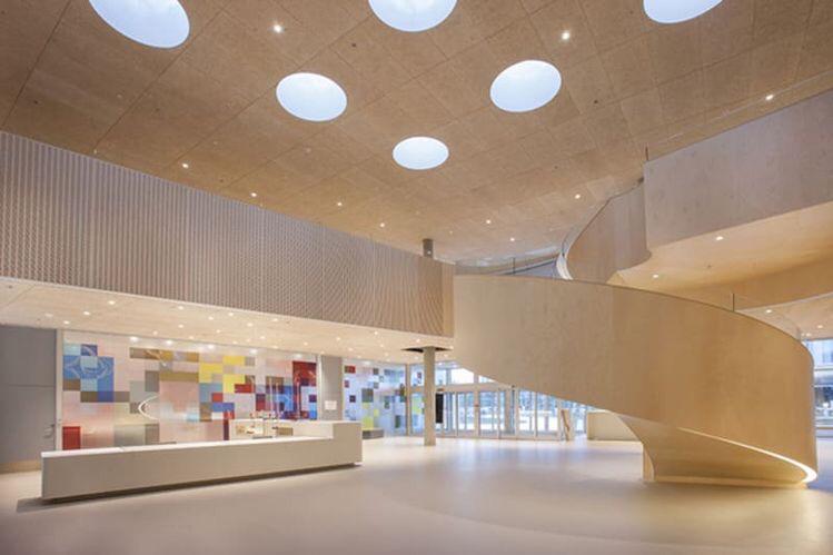 طراحی داخلی بیمارستان روانپزشکی دانمارک