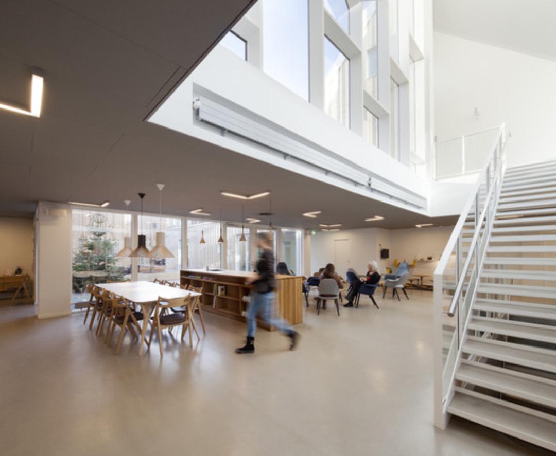 طراحی داخلی مرکز سلامت وسرطان در دانمارک
