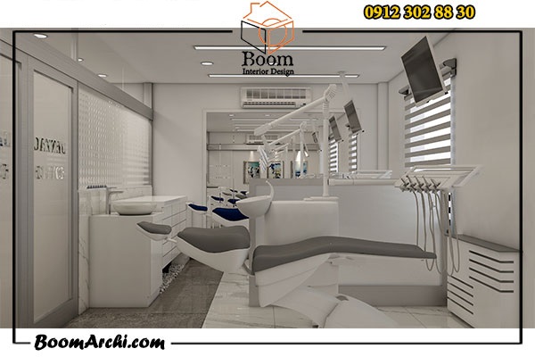 طراحی مطب دندانپزشکی در ظفر